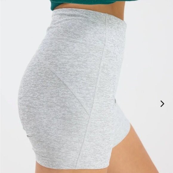 Outdoor Voices Warmup 5" Biker Short Gray Granolacore Size XXL - Picture 1 of 11